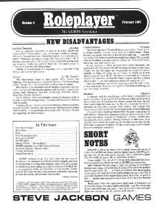 Roleplayer #04 - February 1987