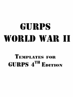 GURPS WWII: 4th Edition Conversion