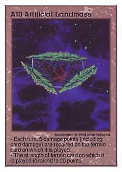           A10 ‑ Artificial Landmass  Set: UE  Rarity: E1    Artist: John Holland    