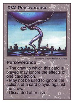           R/A1 ‑ Perseverance  Set: Per  Rarity: U1    Artist: Robert A. Kraus    