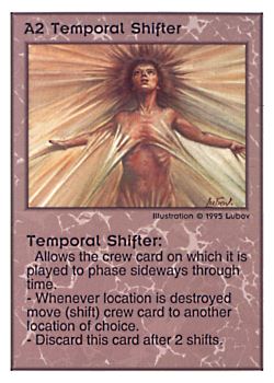           A2 ‑ Temporal Shifter  Set: TG  Rarity: U1    Artist: Lubov    