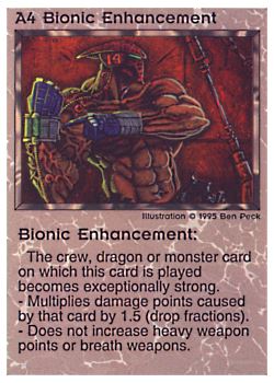           A4 ‑ Bionic Enhancement  Set: NE  Rarity: C1    Artist: Ben Peck    