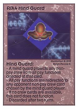          R/A4 ‑ Mind Guard  Set: UE  Rarity: U1    Artist: Ralph Pecchia Jr.*    