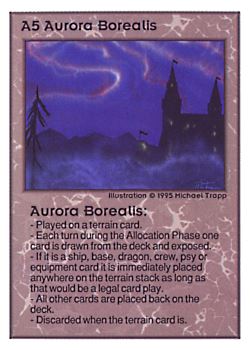           A5 ‑ Aurora Borealis  Set: UE  Rarity: R1    Artist: Michael Trapp    