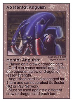           A6 ‑ Mental Anguish  Set: UE  Rarity: R1    Artist: Bryon Wackwitz    