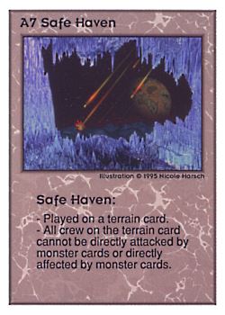           A7 ‑ Safe Haven  Set: UE  Rarity: V1    Artist: Nicole Harsch    