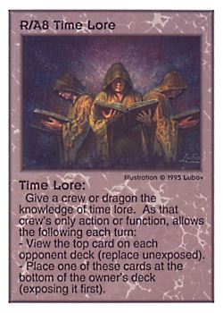           R/A8 ‑ Time Lore  Set: TG  Rarity: V1    Artist: Lubov    