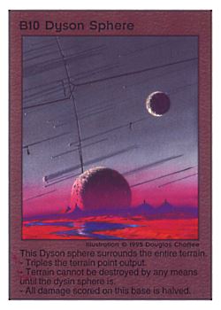           B10 ‑ Dyson Sphere  Set: TG  Rarity: E1    Artist: Douglas Chaffee    