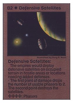           B2 ‑ Defensive Satellites (Planet Right)  Set: UE  Rarity: C1    Artist: Gary A. Kalin    