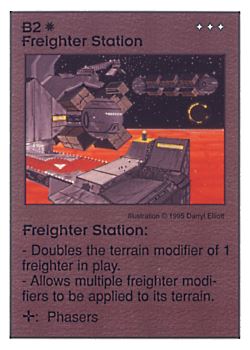           B2 ‑ Freighter Station  Set: AT  Rarity: U1    Artist: Darryl Elliott    