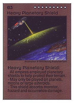           B3 ‑ Heavy Planetary Shield  Set: UE  Rarity: U1    Artist: Randy Asplund‑Faith    