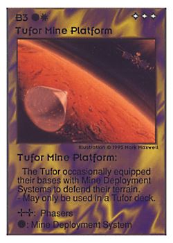           B3 ‑ Tufor Mine Platform  Set: UE  Rarity: C1    Artist: Mark Maxwell    
