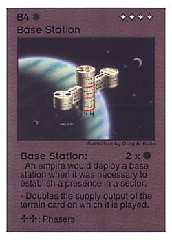           B4 ‑ Base Station  Set: UE  Rarity: R1    Artist: Gary A. Kalin    