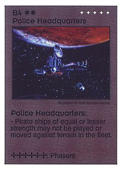           B4 ‑ Police Headquarters  Set: Pir  Rarity: U1    Artist: Michael Carroll    