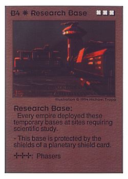           B4 ‑ Research Base  Set: UE  Rarity: U1    Artist: Michael Trapp    