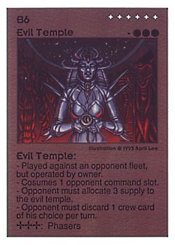           B6 ‑ Evil Temple  Set: UE  Rarity: V1    Artist: April Lee    