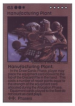           B8 ‑ Manufacturing Plant  Set: UE  Rarity: V1    Artist: Michael Trapp    