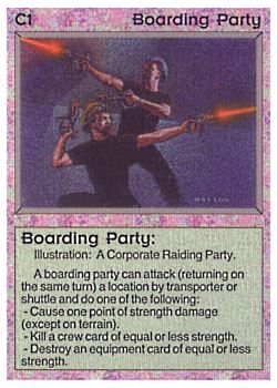           C1 ‑ Boarding Party  Set: BE  Rarity: C1    Artist: John D. Matson    