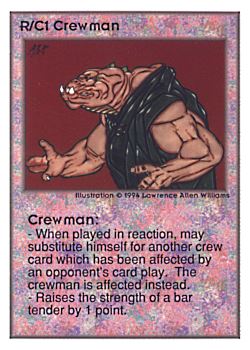           R/C1 ‑ Crewman  Set: UE  Rarity: C1    Artist: Lawrence Allen Williams    