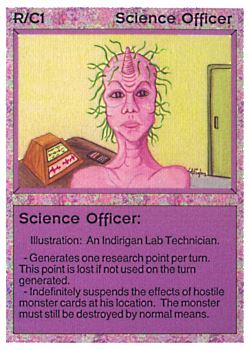           R/C1 ‑ Science Officer  Set: BE  Rarity: C1    Artist: Leslie Rigley    