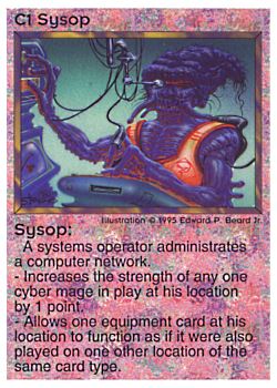           C1 ‑ Sysop  Set: NE  Rarity: C1    Artist: Edward P. Beard Jr.    