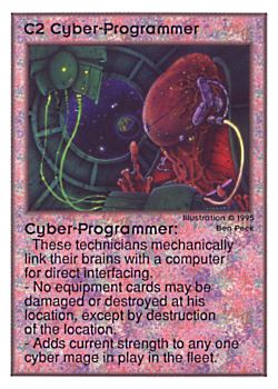           C2 ‑ Cyber‑Programmer  Set: UE  Rarity: C1    Artist: Ben Peck    