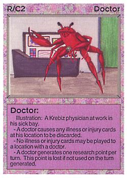 Need: 0    Want: 0    Have: 3 (+27)    Will Trade: 0    In Storage: 2              R/C2 ‑ Doctor  Set: AL  Rarity: C1    Artist: Leslie Rigley    