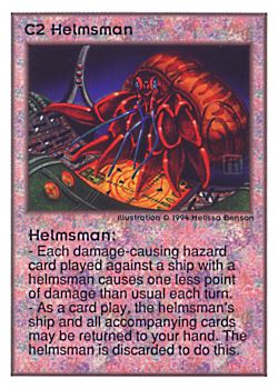           C2 ‑ Helmsman  Set: UE  Rarity: C1    Artist: Melissa A. Benson    