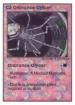           C2 ‑ Ordnance Officer  Set: UE  Rarity: U1    Artist: Nivard    