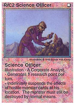           R/C2 ‑ Science Officer  Set: NE  Rarity: C1    Artist: Susan Van Camp    