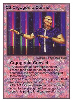           C3 ‑ Cryogenic Convict  Set: TG  Rarity: U1    Artist: Mark Poole    