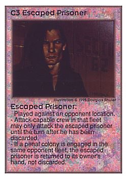           C3 ‑ Escaped Prisoner  Set: UE  Rarity: U1    Artist: Douglas Shuler    
