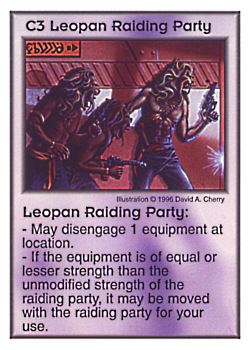           C3 ‑ Leopan Raiding Party  Set: Pir  Rarity: U1    Artist: David A. Cherry    