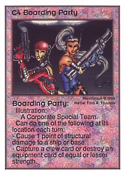           C4 ‑ Boarding Party  Set: UE  Rarity: R1    Artist: Ne'Ne Tina A. Thomas    