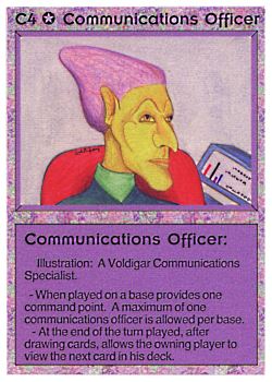           C4 ‑ Communications Officer  Set: BE  Rarity: U1    Artist: Leslie Rigley    