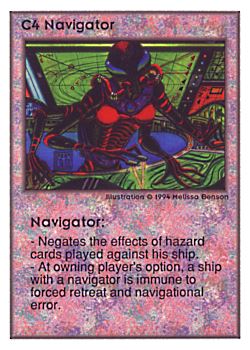           C4 ‑ Navigator  Set: UE  Rarity: R1    Artist: Melissa A. Benson    