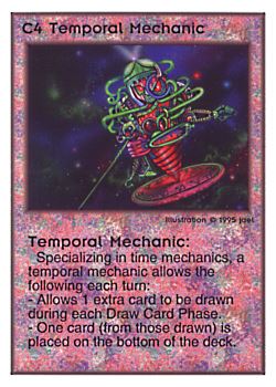           C4 ‑ Temporal Mechanic  Set: TG  Rarity: U1    Artist: jael    