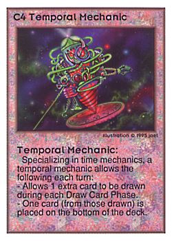           C4 ‑ Temporal Mechanic  Set: UE  Rarity: V1    Artist: jael    
