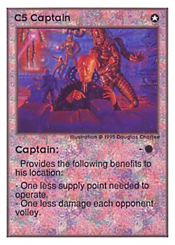           C5 ‑ Captain  Set: UE  Rarity: U1    Artist: Douglas Chaffee    