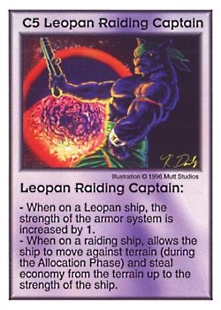           C5 ‑ Leopan Raiding Captain  Set: Pir  Rarity: U1    Artist: Mutt Studios    