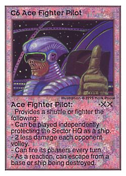           C6 ‑ Ace Fighter Pilot  Set: UE  Rarity: R1    Artist: Mark Poole    