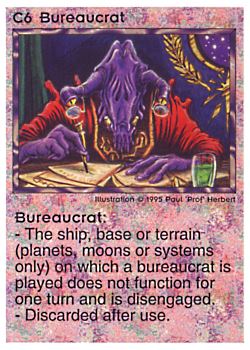           C6 ‑ Bureaucrat  Set: NE  Rarity: U1    Artist: Paul 'Prof' Herbert    