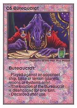           C6 ‑ Bureaucrat  Set: UE  Rarity: U1    Artist: Paul 'Prof' Herbert    