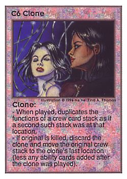           C6 ‑ Clone  Set: UE  Rarity: V1    Artist: Ne'Ne Tina A. Thomas    