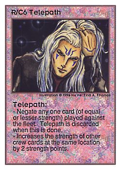           R/C6 ‑ Telepath  Set: UE  Rarity: V1    Artist: Ne'Ne Tina A. Thomas    