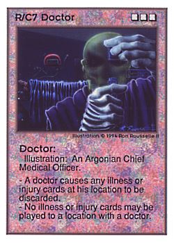          R/C7 ‑ Doctor  Set: UE  Rarity: R1    Artist: Ron Rousselle II    
