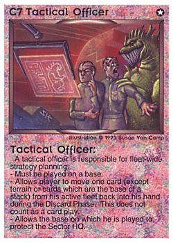           C7 ‑ Tactical Officer  Set: NE  Rarity: V1    Artist: Susan Van Camp    