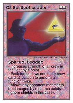           C8 ‑ Spiritual Leader  Set: UE  Rarity: V1    Artist: Dan Gillman    