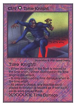          C1/9 ‑ Time Knight  Set: TG  Rarity: V1    Artist: David A. Cherry    