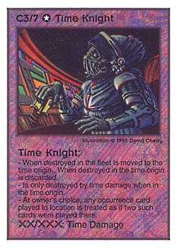           C3/7 ‑ Time Knight  Set: TG  Rarity: V1    Artist: David A. Cherry    